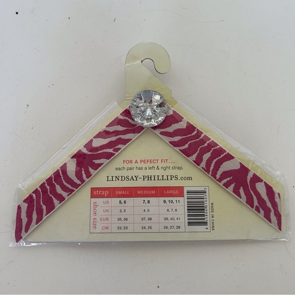 LINDSAY PHILLIPS SWITCH FLOPS NWT SIZE LARGE 9/10/11 - Picture 4 of 11